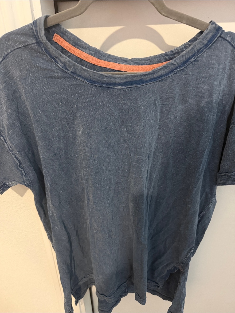 Anthropologie (Pilcro) Blue Washed Short-Sleeve Tee